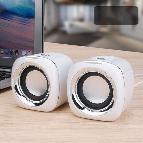 Stereo for PC Wired Computer Speaker Music Player Audio Speakers Loudspeaker New - Afbeelding 7 van 9