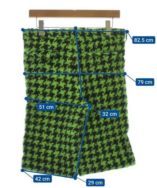 COMME des GARCONS HOMME PLUS Shorts GreenxBlack(Tweed) M COMME des GARCONS HOMME PLUS Shorts GreenxBlack(Tweed) M