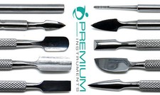 Set of 5 New Nail Pusher Cuticle Remover Manicure Pedicure Stainless Steel Tools