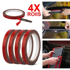4 Rolls/ Pack Double Sided Tape Auto Stickers Glue Car Acrylic Foam Adhesive DIY
