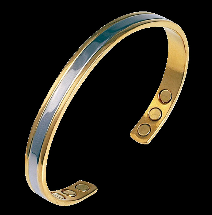 Bracelet magnétique en cuivre Borée haut de gamme avec finitions polies