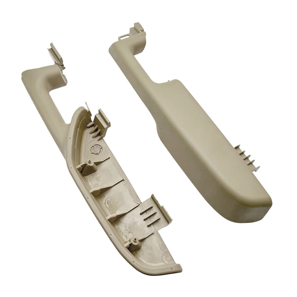 Apoio de braço de porta dianteiro bege L+R para 99-06 Chevrolet Silverado 1500 Suburban - Imagem 3 de 4