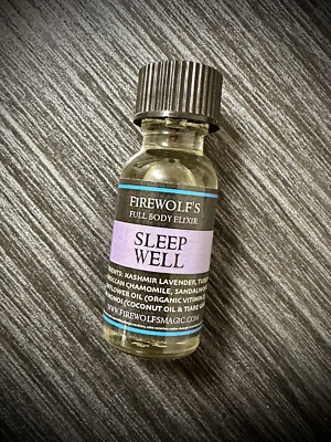 Sleep Well Full Body Perfume Oil - Handmade, Organic, Aromatherapy, Natural