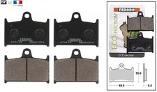 Jeu 4 Plaquettes frein Avant Ferodo TRIUMPH TROPHY 1200, 1994, 2003
