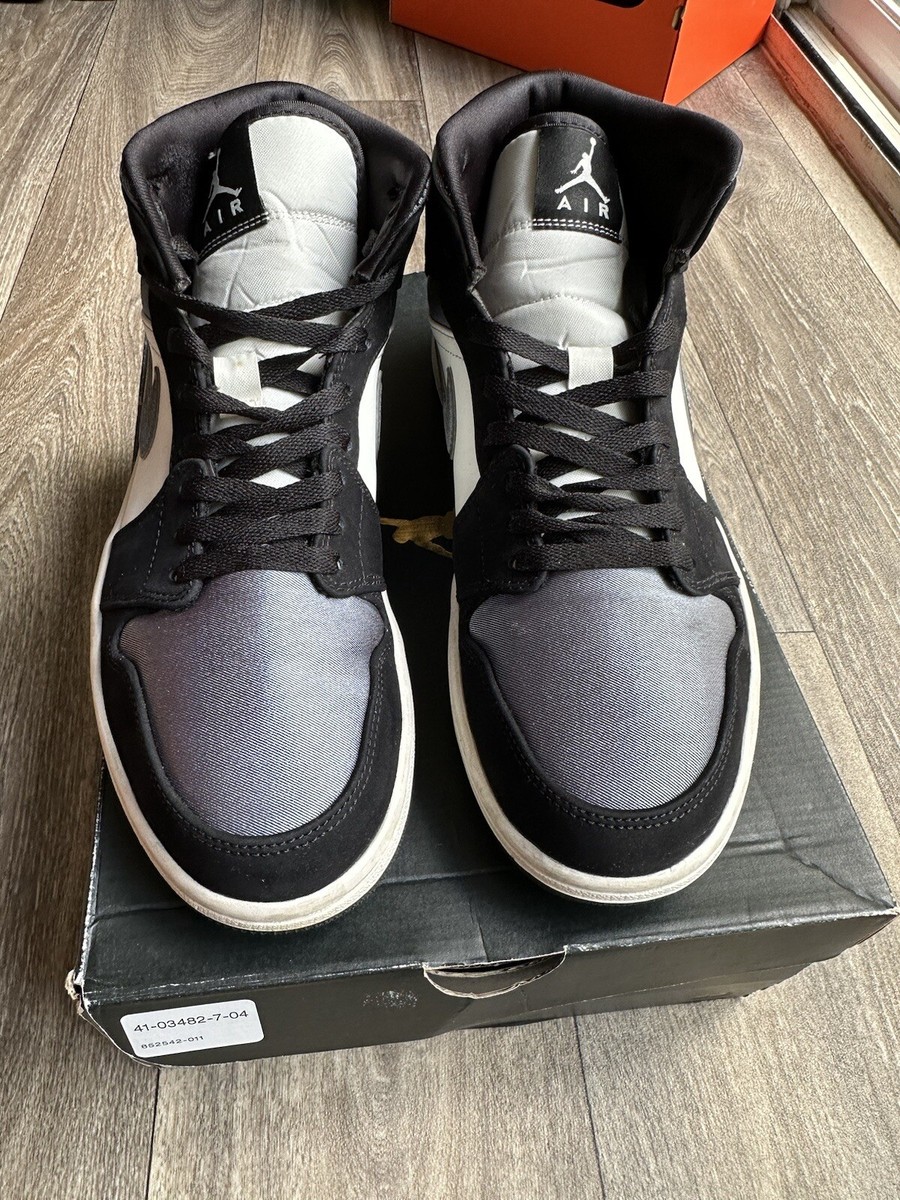 NIKE NEW Air Jordan 1 Mid SE “Black/Smoke‎ Grey-Sail” jordan men air jordan 1 mid se black smoke grey sail main image 4