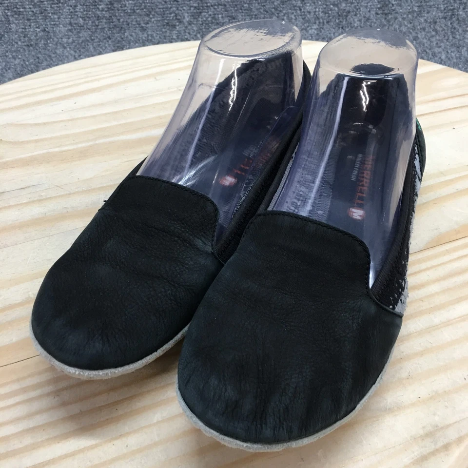 Merrell Shoes Womens 8 Mimix Mingle Slip On Loafers Flats J21822 Black Gray - Image 3 of 4