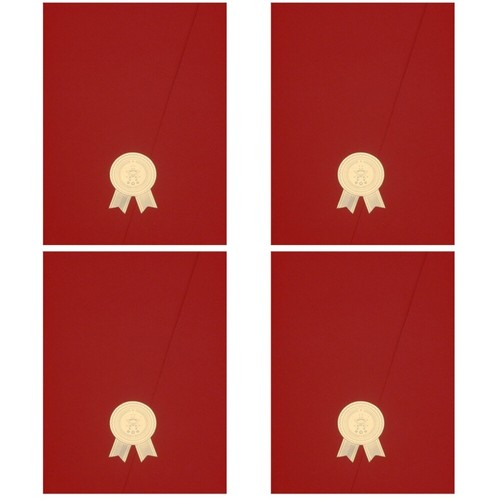 4PCS -Zertifikatabdeckung Dekorative Zertifikathalter Klapptyp Zertifikat - Bild 10 von 12
