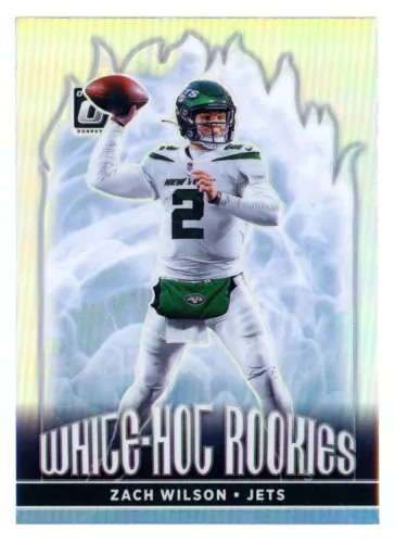 Zach Wilson 2021 Optic White-Hot Rookies Prizm Silver Refractor Rookie #WHR-1 RC