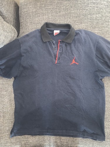 Vintage Nike Jordan Polo Shirt Mens L 