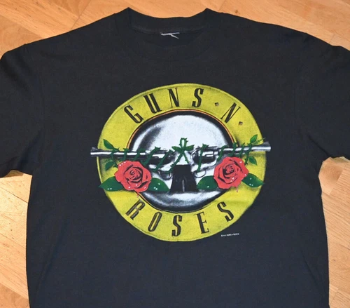 GUNS N' ROSES rock concert TOUR tee t-shir 1980s vintage concert t-shirt, vintage, single stitch, B+ condition