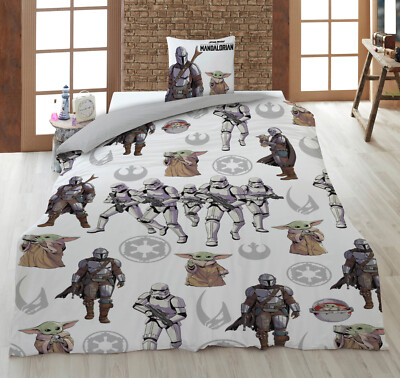 Star Wars Wende Bettwäsche Set 2 tlg. 135 x 200 cm 80 x 80cm