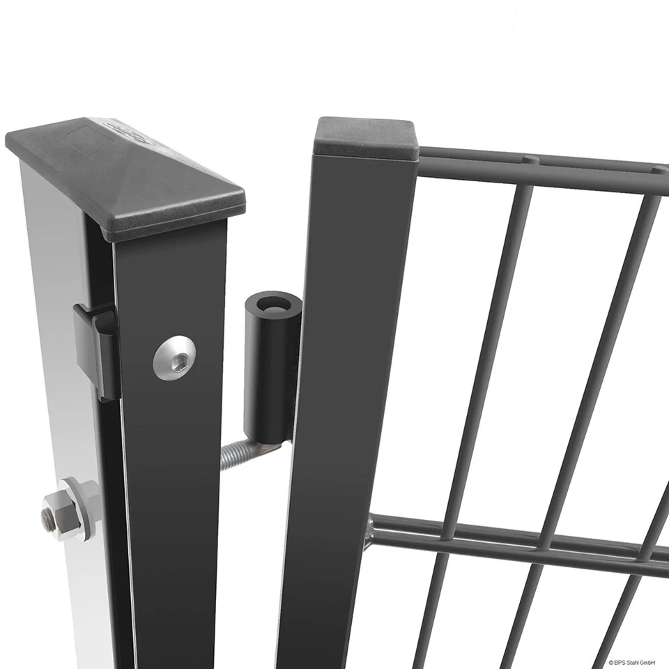 Premium Toranlage Ben 8/6/8 - Gartentor 1m - 3m Doppelstabmatten Gartentor Tor - Bild 3 von 4