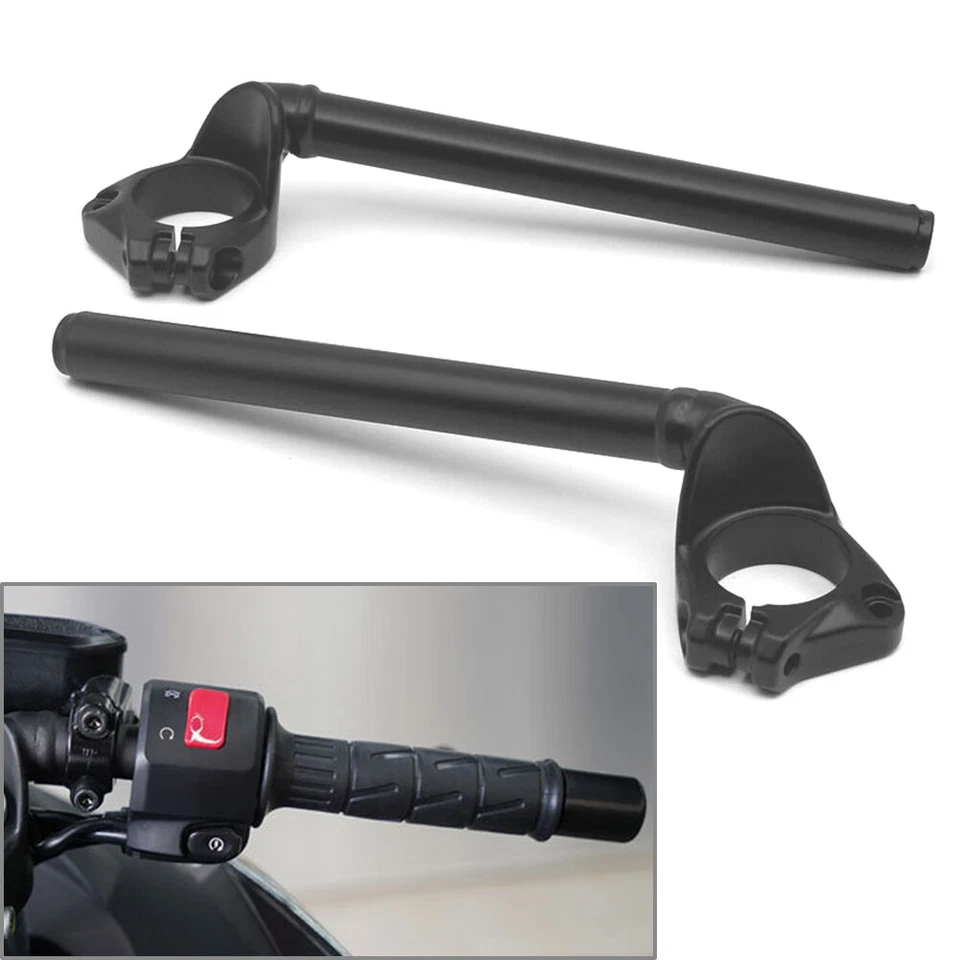 Motorcycle Clip on Ons Fork Tube Handlebar For Kawasaki Ninja 400 500 2018-2024 - Image 2 of 4