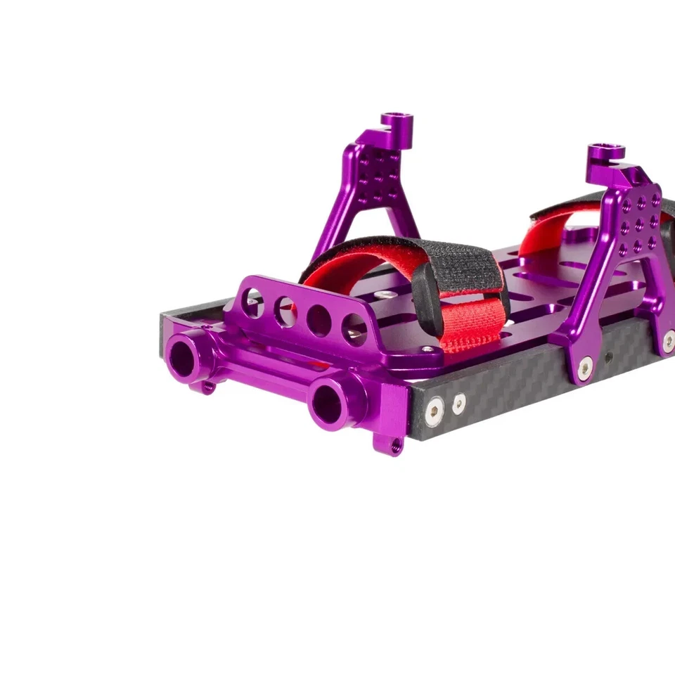 RC Crawler Carbon Fiber Girder 4MM Chassis Frame Kit for 1/10 Axial SCX10 90046 - Image 3 of 4