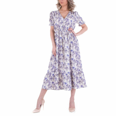 Damen Knöpfe Kleid 5436 Ital-design