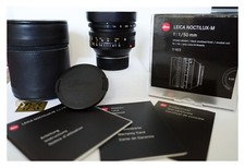 LEICA NOCTILUX 50mm f1 Lens 4th Generation