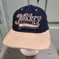 VTG 80s Mickey Mouse Goofy's Hat Co USA Made Wool Walt Disney Snapback Cap