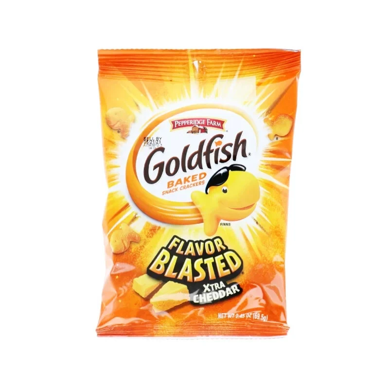Pepperidge Farm Goldfish Flavor Blasted Xtreme Cheddar 8 Count 