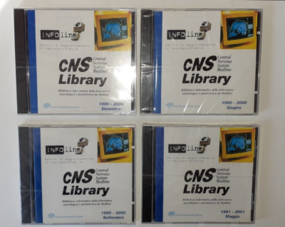 6 CDs Rom: Neurologische und Psychiatrische Bibliothek & Akten Kongresse Neurologie