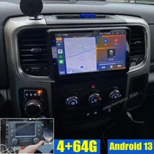 Carplay GPS Car Radio For 2013-18 Dodge Ram 1500 2500 3500 Android 13 Stereo RDS