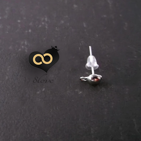 Orecchini Cerchio Con Pendente Piuma In Acciaio Inossidabile, Colore Argento, Unisex, Fatti A Mano In Italia, Con Scatola Inclusa - 3