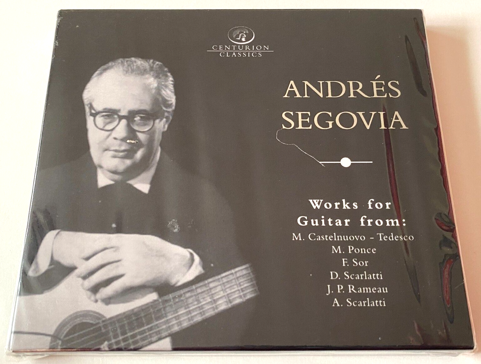 Andres Segovia - Works For Guitar Sealed Germany CD Album 2003 Centurion Classic