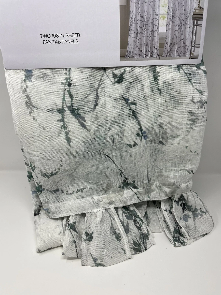 dkny botanical floral curtains