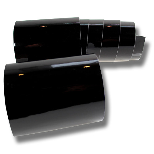 (7,99€/m²) BLASENFREIE Hochglanz Folie SCHWARZ Autofolie Glanz 3D flex Wrap Auto - Bild 7 von 8