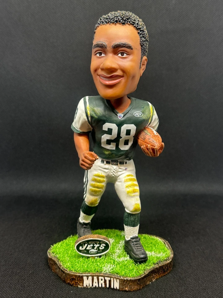 Curtis Martin Leyendas del Campo Bobblehead Forever Coleccionable 5000 Jets RARO Foto 2 de 4