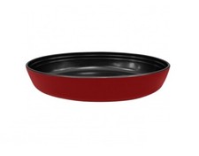 Pirofila Antiaderente in Vetro Borosilicato Ovale Rossa 3 Litri 35 x 24 x 6 cm