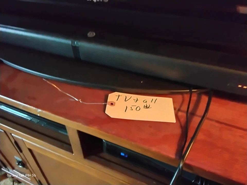 55" TV With Sound Bar And DVD Player With Surround Sound Speakers - Image 3 of 4