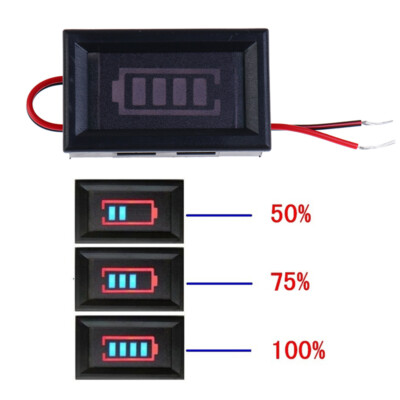 3S 12.6V Lithium Battery Capacity Indicator Voltmeter Module Blue DisplayDS_z8