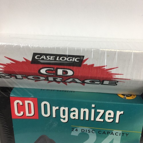 New NOS CASE LOGIC CD Storage Multi Pack Sealed CDW24 CDW12 AP12 Deadstock 2a - Picture 3 of 8