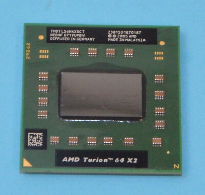 AMD Turion 64 X2 TL-56 (Rev. F2) Processor, 1.8gHz *Used, Working* TMDTL56HAX5CT