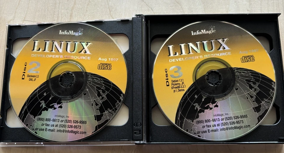 Linux Developer's Resource Infomagic ALIEN 6 CD Set Red Hat Slackware Kernel - Image 4 of 4