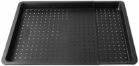 Zenker Backblech 37-52 Cm Aus Stahl Schwarz Ausziehbar Lochblech Baguette Pizza