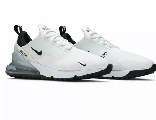 Nike Air Max 270 G Golf Shoes White Black Pure Platinum CK6483-102 Mens Size 11 | eBay