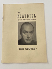Charles Boyer "RED GLOVES" Joan Tetzel / Francis Compton 1948  Playbill