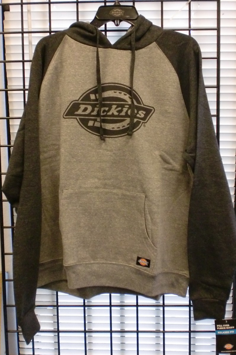 Dickies Men Raglan Hooded Fleece 2-tone NWT | eBay