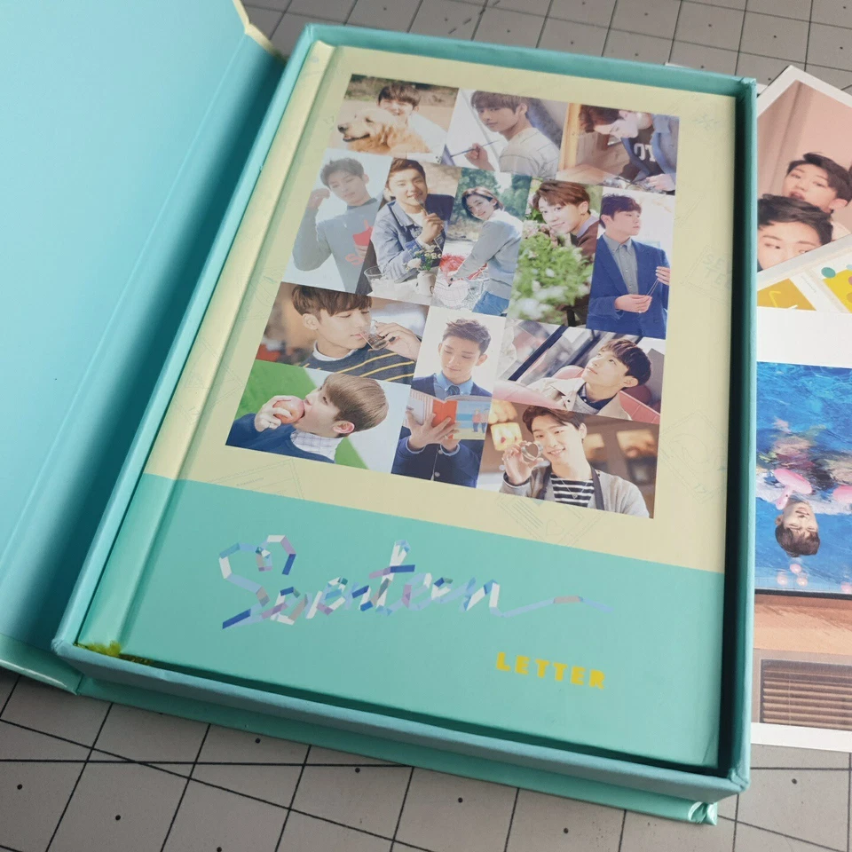 Seventeen First Letter Joshua SIGNED CD Album 2016 Photobook Stickers Cards - Image 4 of 4