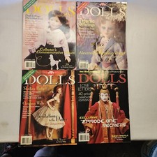 Dolls The Collector's Magazine lot of 4-Sept,Nov,December 1998, Aug 1999