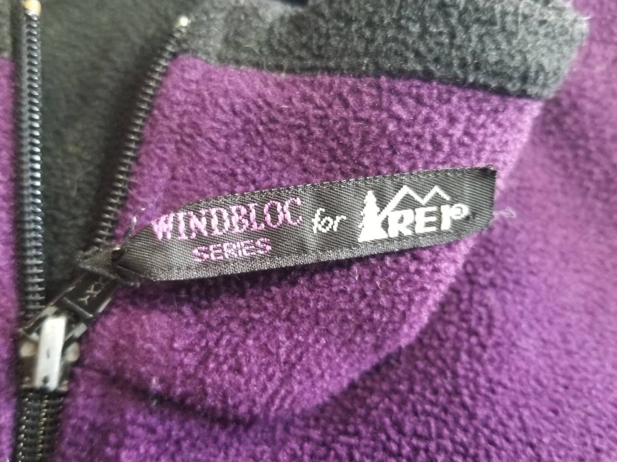 90s 『REI』ダウンベスト パープル Vintage 90s REI Windbloc Fleece Vest Blue Polartec USA