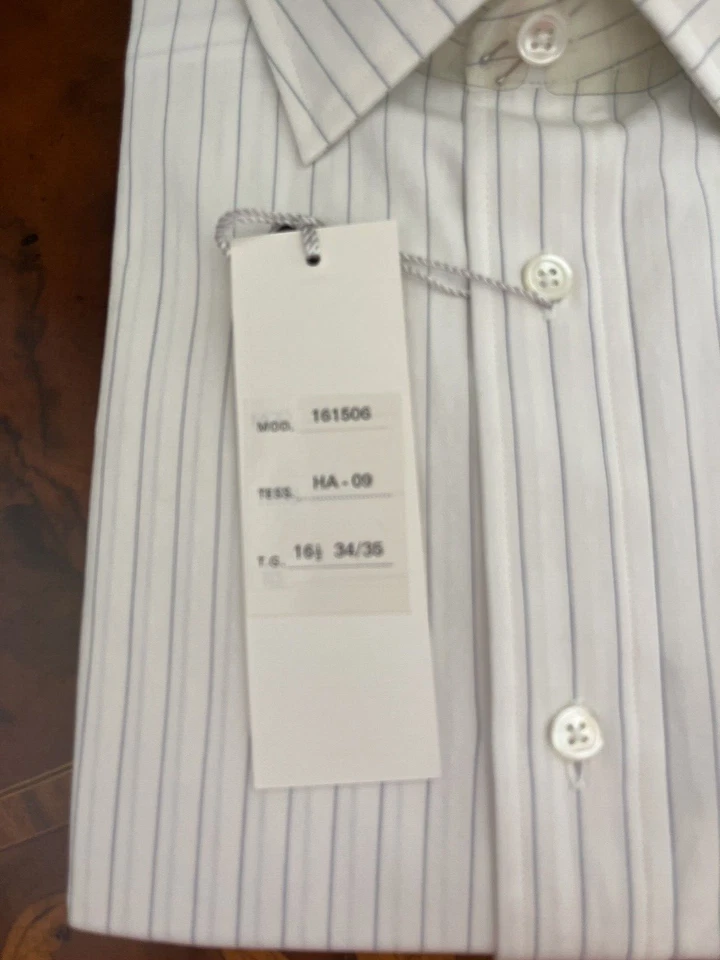 Camisa vintage con botones de manga larga para hombre Giorgio Armani talla 16 1/2 34/35 Foto 3 de 4