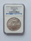2008 S$1 American Silver Eagle Coin NGC MS 69- Early Releases