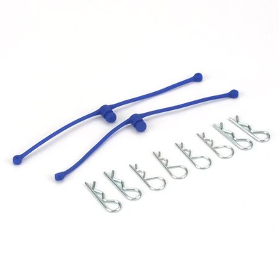 Du-Bro 2249 Blue Body Klip Retainer (2-Pack)