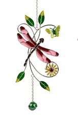 Hängedeko Libelle Tiffany Art rosa L. 25cm a...