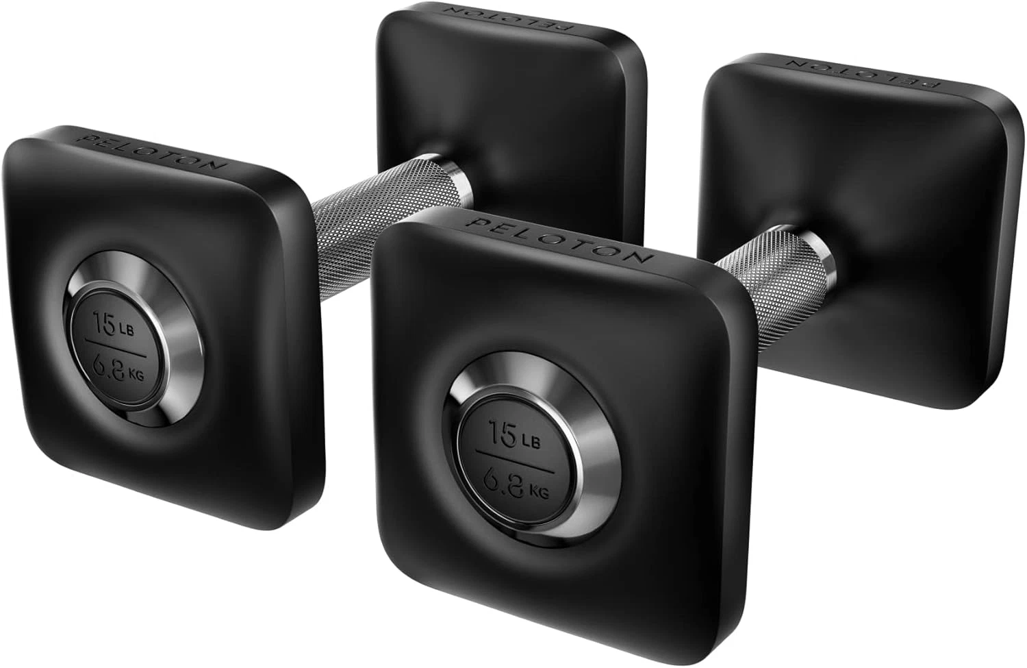 Ergonomic Cast Iron Dumbbells with Urethane Coating - Set of Two