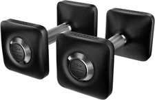 Dumbbells | Ergonomically Designed Pair of Cast Iron Weights with Urethane Coati