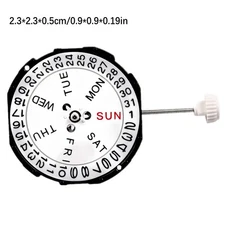 SL28 26mm Dual Calendar Day & Date @ 3 Replacement Quartz Watch Movement