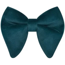 Branduce Velvet Bow Ties for Men Oversize Pre-tie Bowtie Tuxedo Bowties Teal